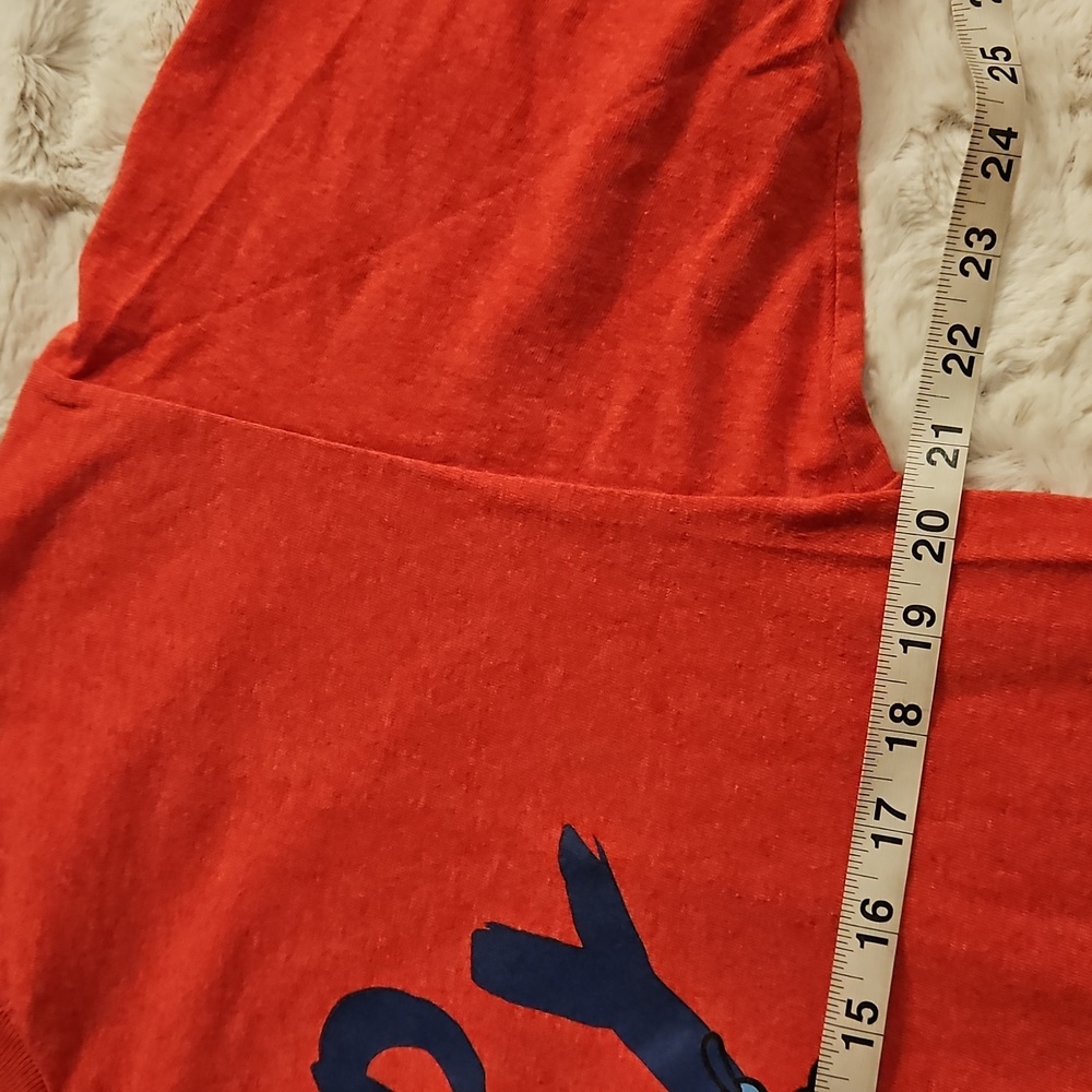 Disney STITCH Hangry red short sleeve graphic tee Lg. WDW movie merch - Picture 2 of 7